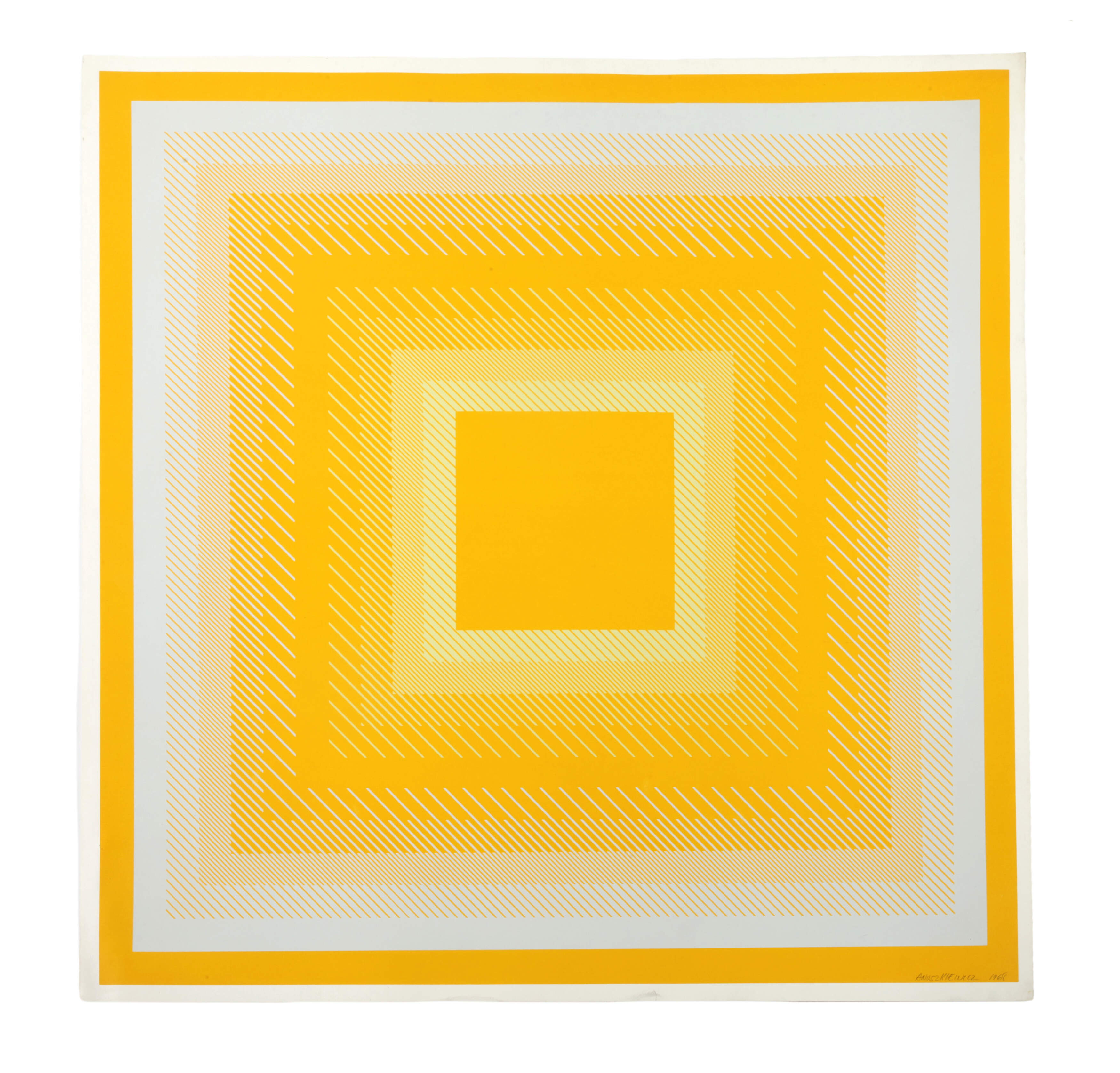 Richard Joseph Anuszkiewicz, Yellow square