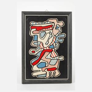 Jean Dubuffet, aus "Banque de l´Hourloupe"