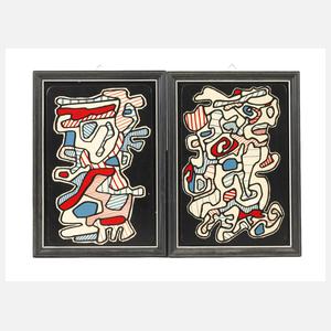 Jean Dubuffet, aus "Banque de l´Hourloupe"