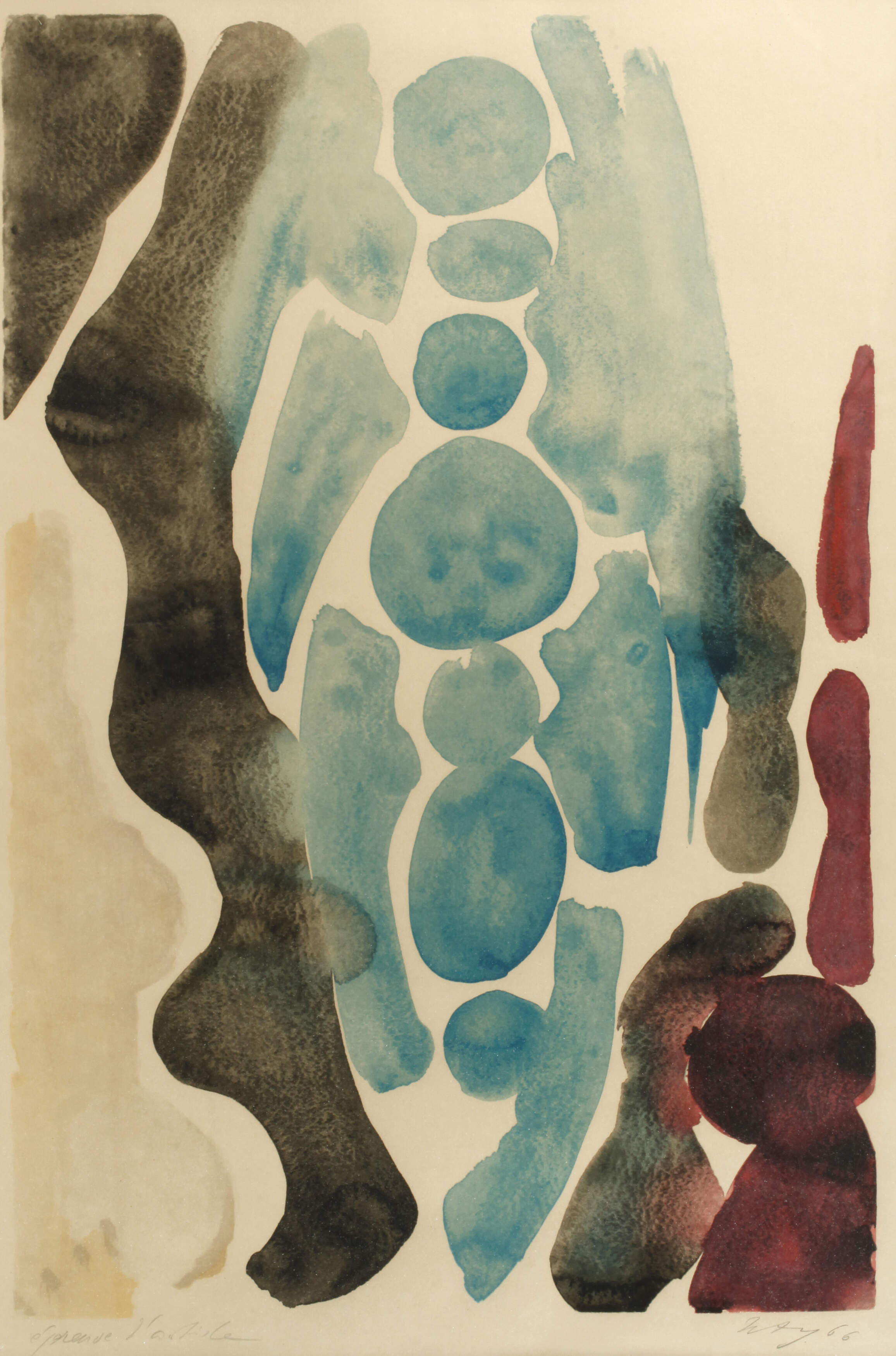 Ernst Wilhelm Nay,"1966-2 (NOR)"