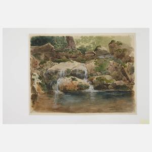 Eduard Agricola, Am Wasserfall