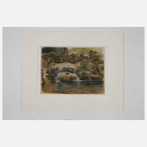 Eduard Agricola, Am Wasserfall
