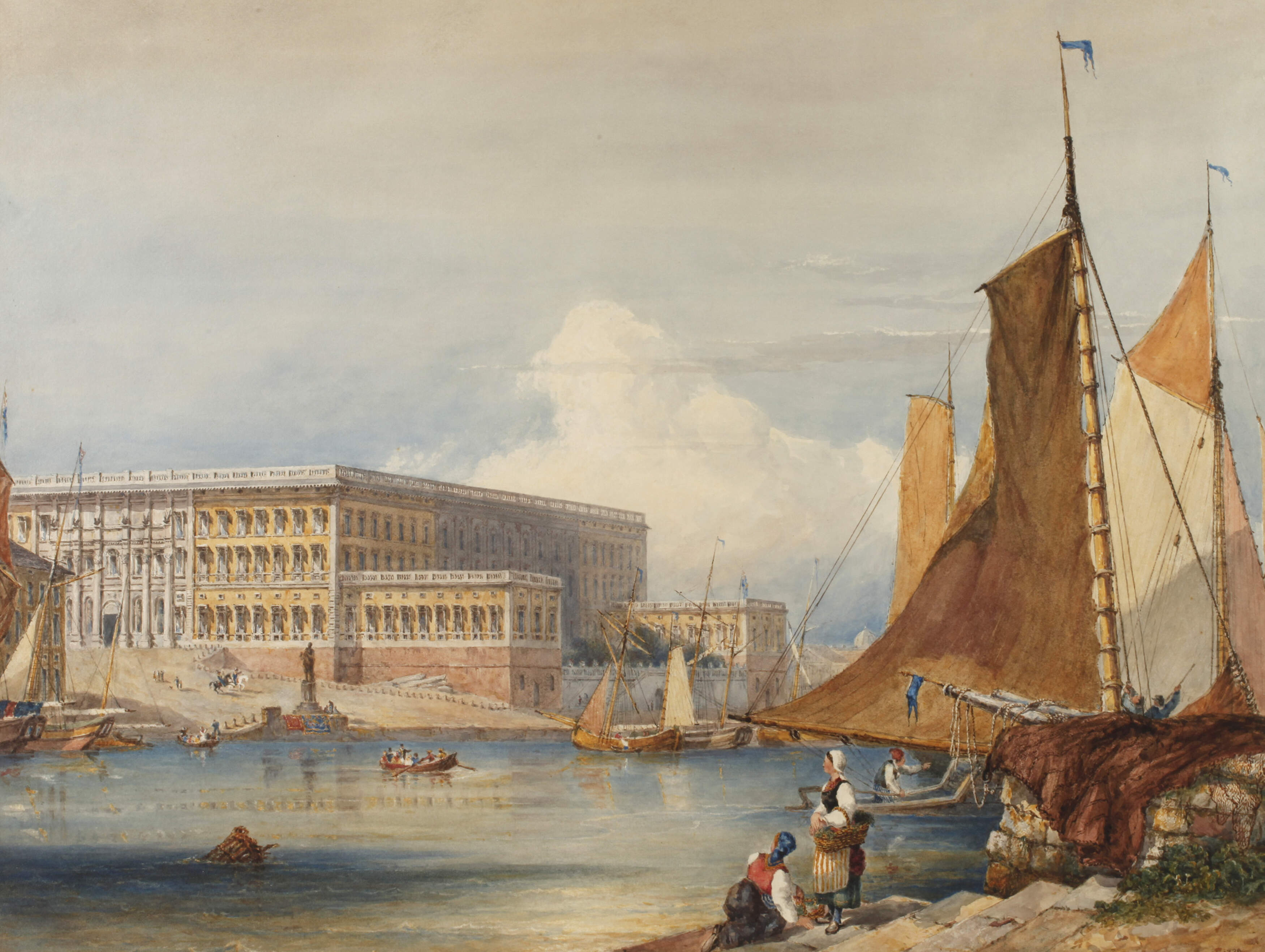 Joseph Murray Ince, The Royal Palace in Stockholm