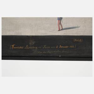 F. Speth, "Gambettas Leichenzug in Paris 6. Januar 1883"