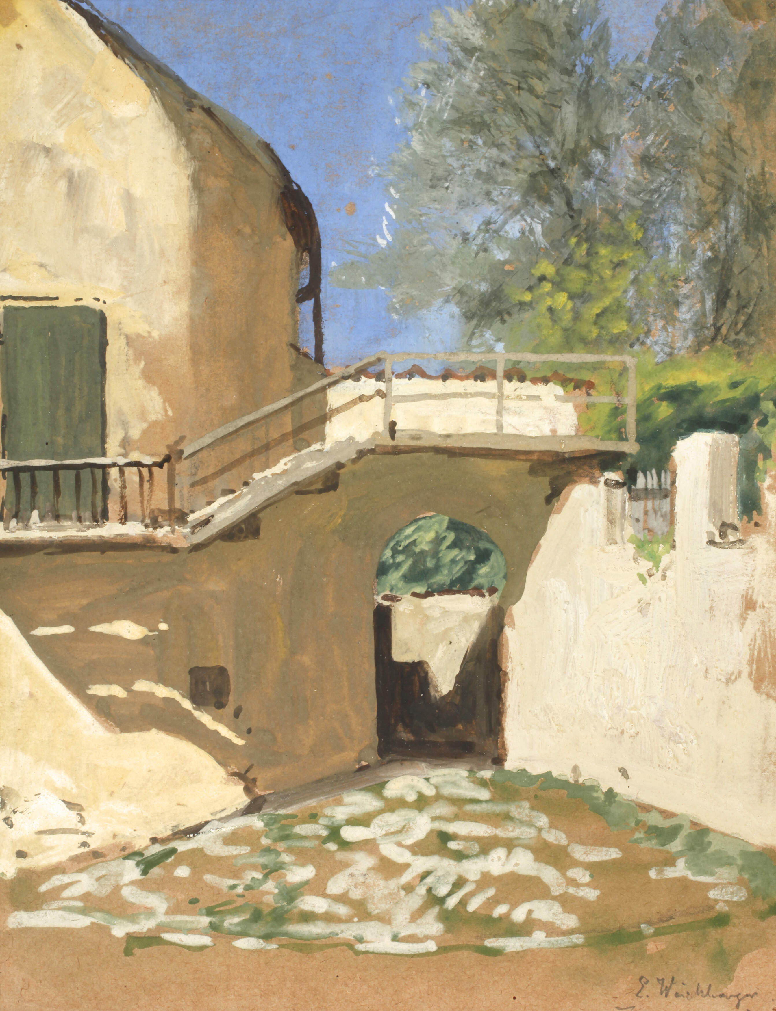Eduard Weichberger, Partie in Fasano