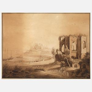 Ruine an der Küste