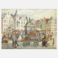 Jean Anacker, Marktplatz in Düsseldorf111
