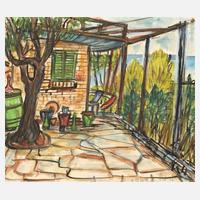 Tina Bauer-Pezellen, Gartenterrasse111