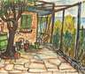Tina Bauer-Pezellen, Gartenterrasse