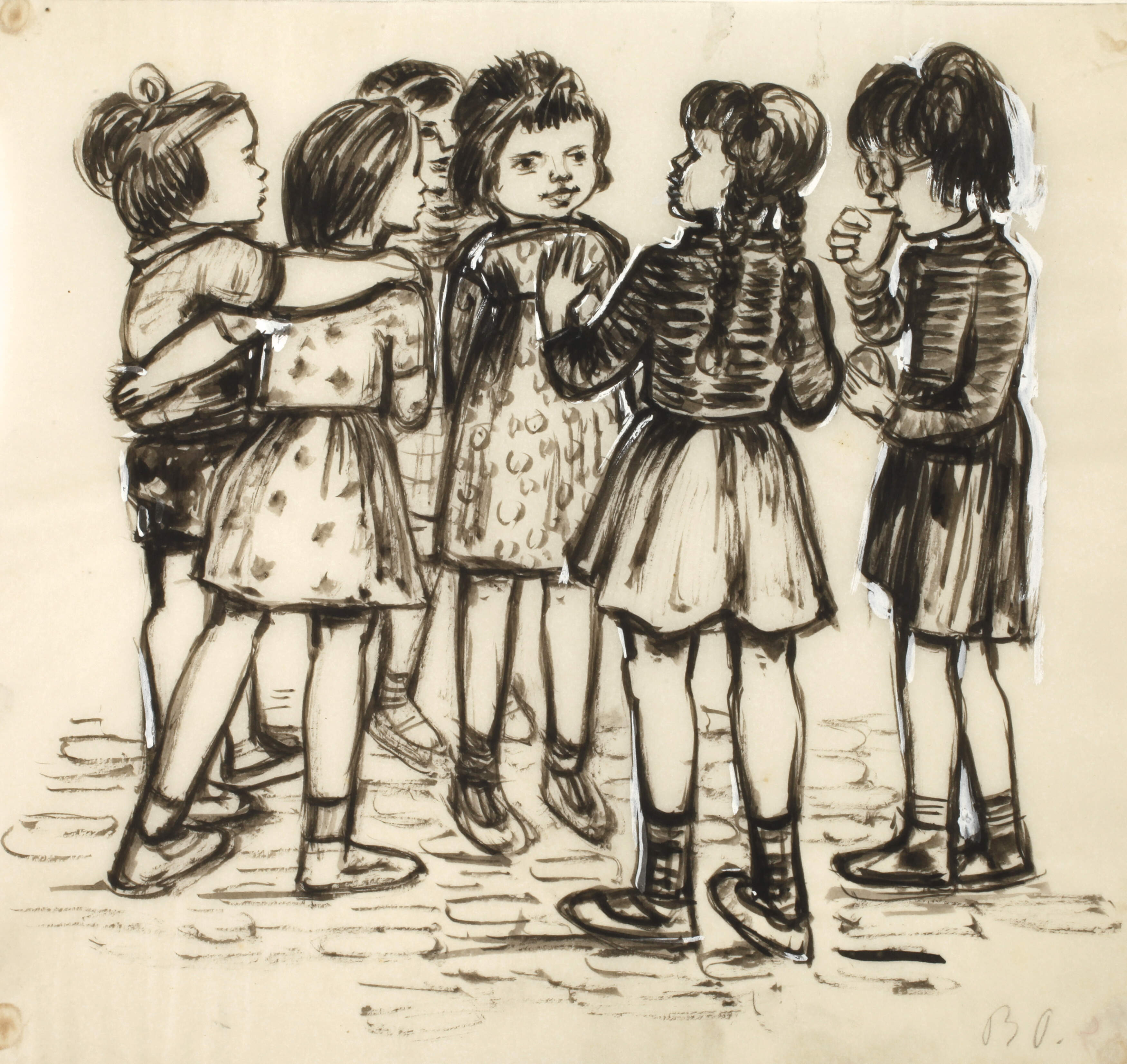 Tina Bauer-Pezellen, Illustrationszeichnung