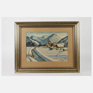 Hanns Hagenauer, Winter in den Bergen