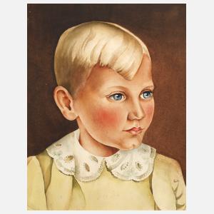 Emil van Hauth, attr., Knabenbildnis