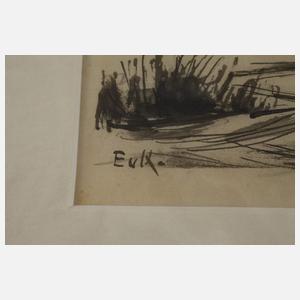Egon von Kameke, Paar Zeichnungen Ostsee