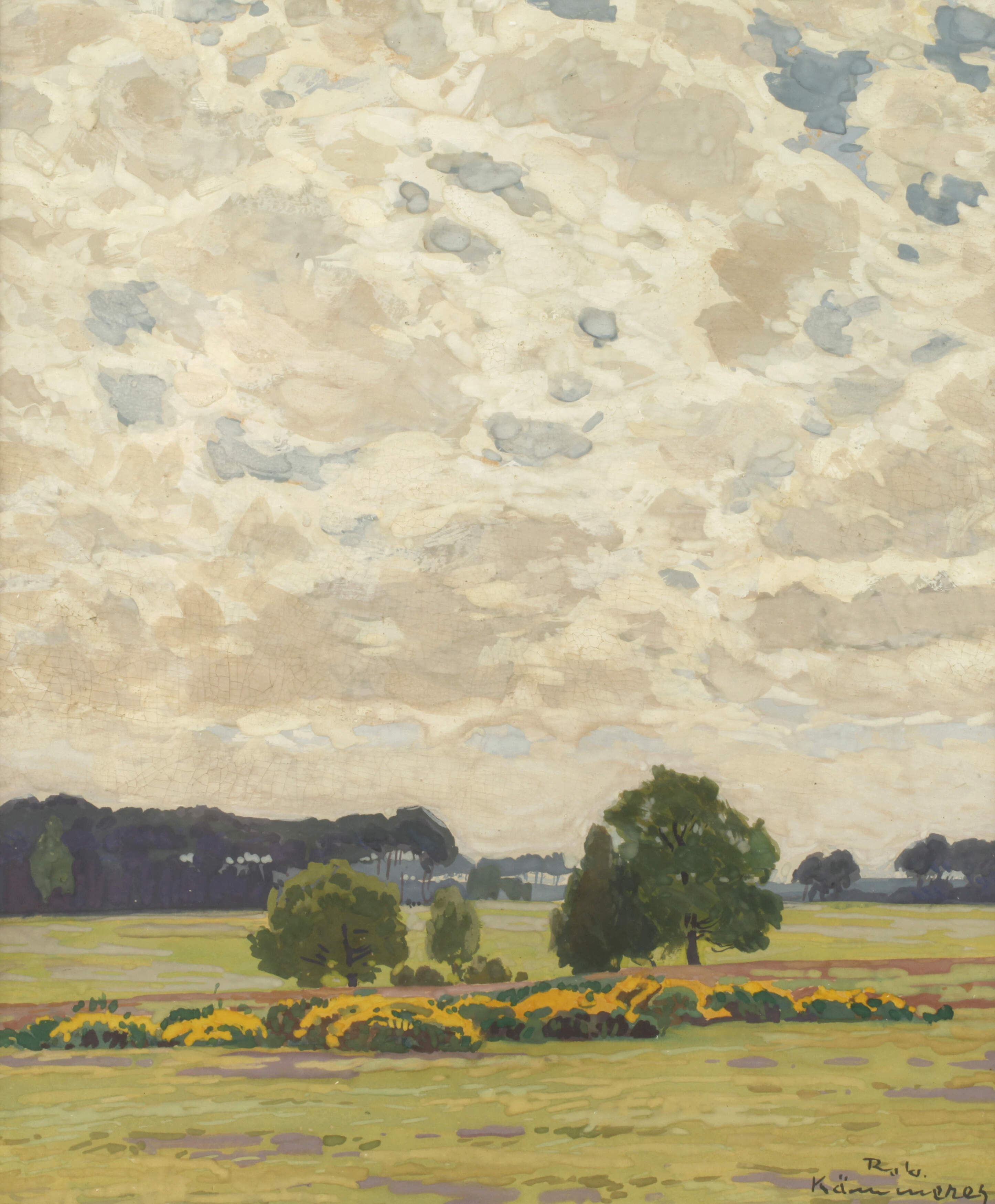 Robert Kämmerer, "Landschaft bei Zehlendorf"