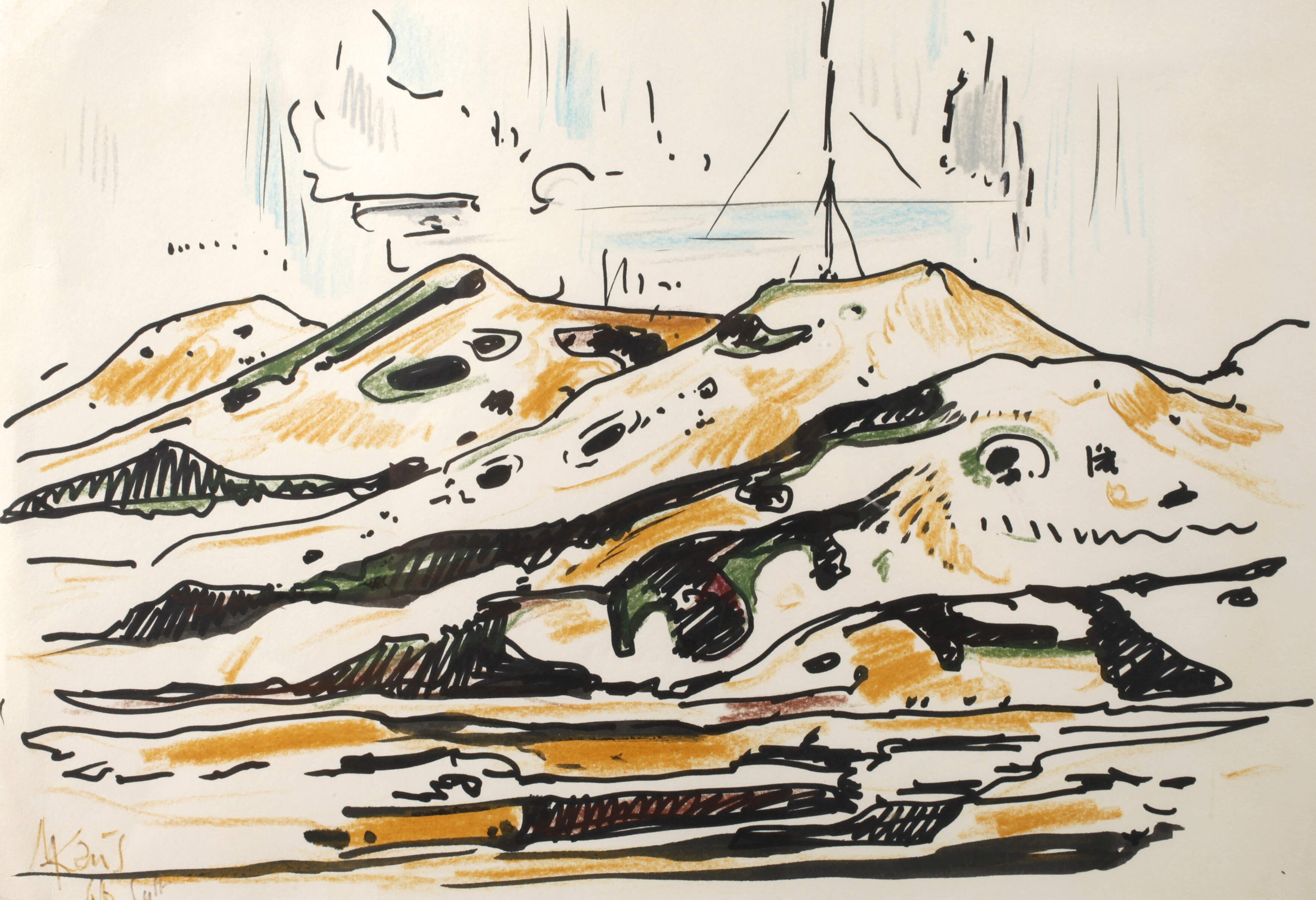 Max Kaus, Dünen auf Sylt