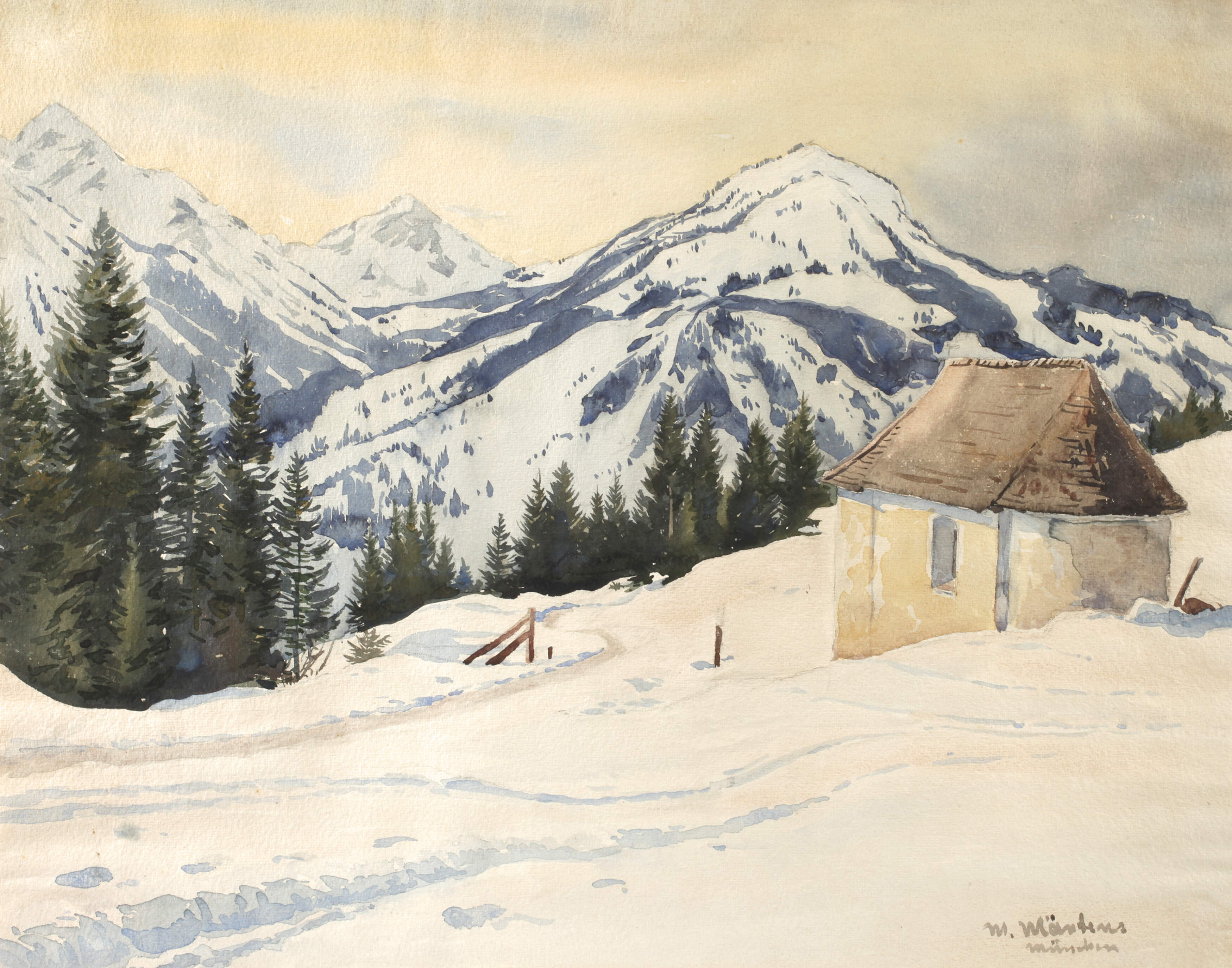 Max Märtens, Kapelle im Gebirge