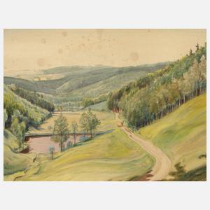 Friedrich Reimann, Landschaft bei Zeulenroda