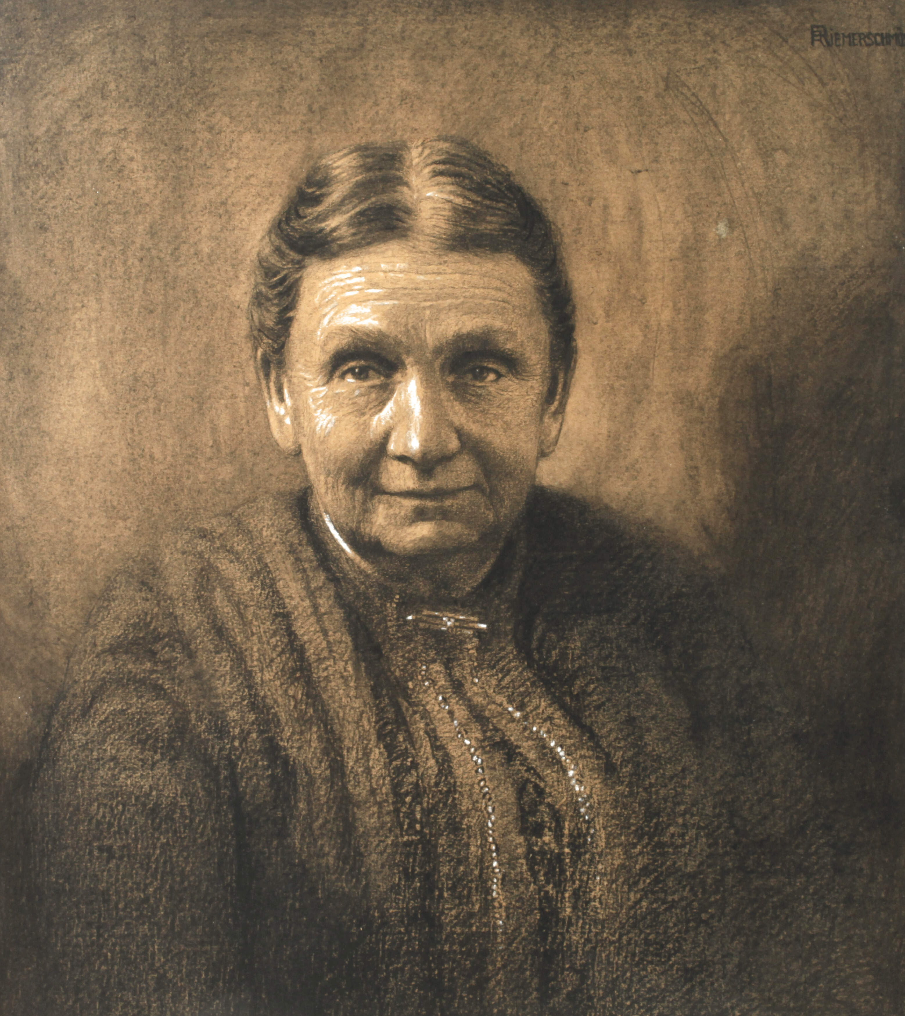 Rudolph Riemerschmid, Bildnis einer älteren Dame