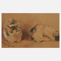 Anton Weinberger, Zwei Katzen111