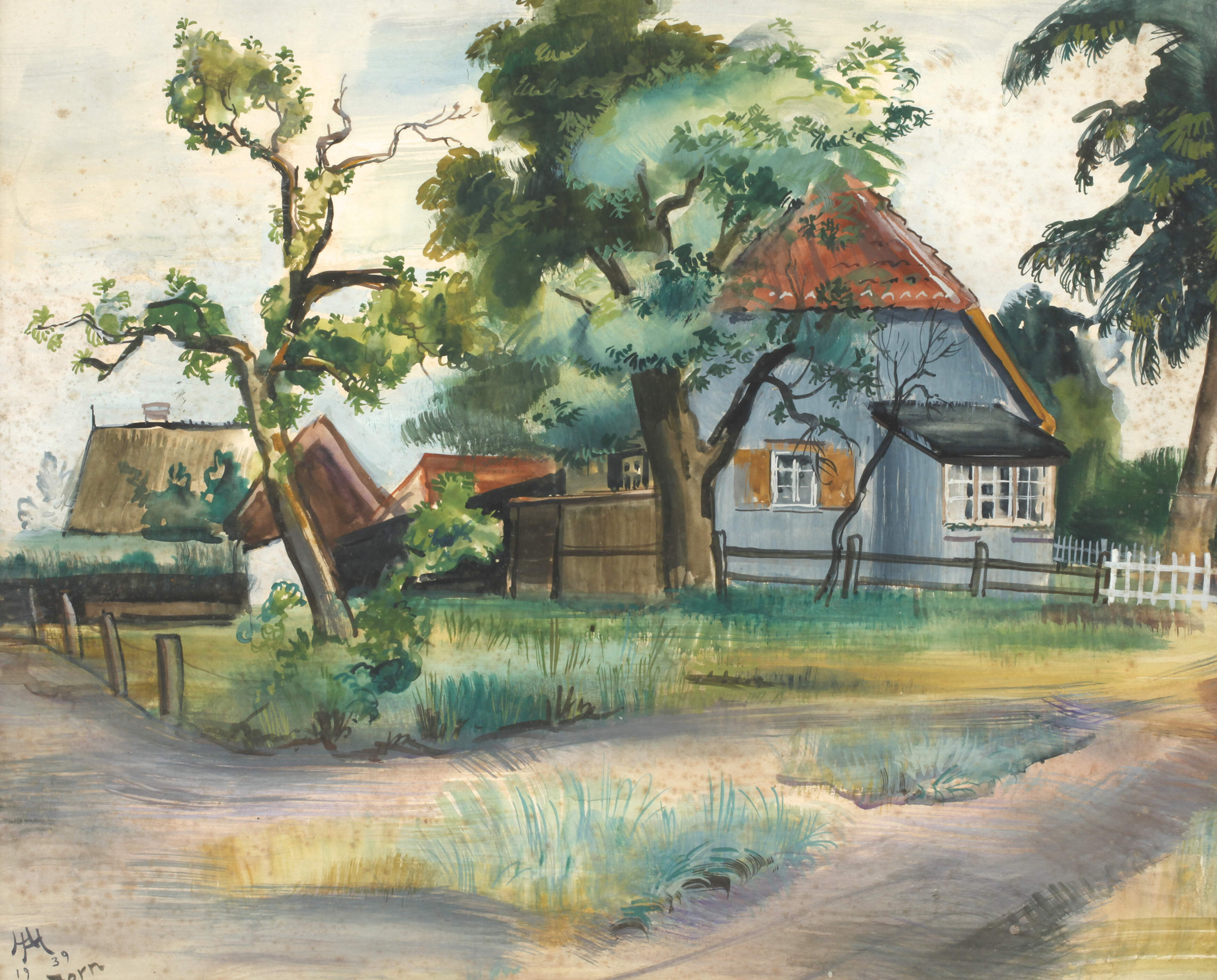 Katen in Born auf dem Darß