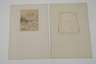 Franz Albert Venus, attr., Drei Skizzen