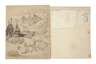 Franz Albert Venus, attr., Drei Skizzen