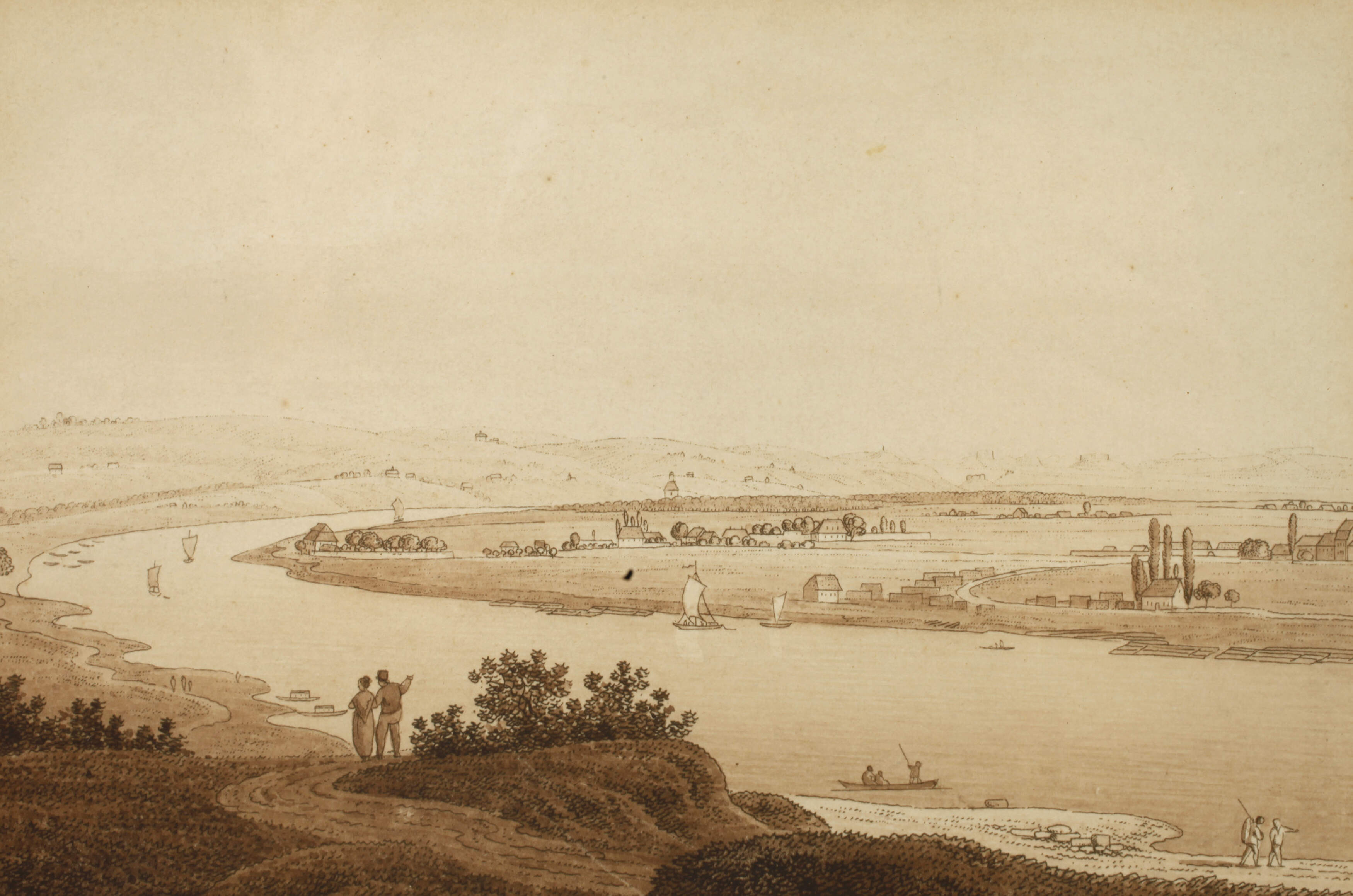 Adrian Zingg, attr., Dresdner Landschaft