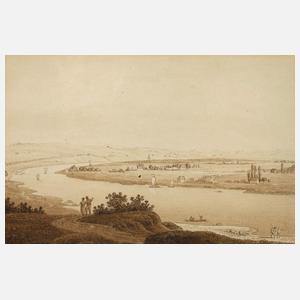 Adrian Zingg, attr., Dresdner Landschaft