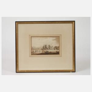 Adrian Zingg, attr., Dresdner Landschaft