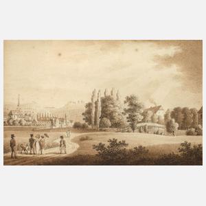 Adrian Zingg, attr., Dresdner Landschaft