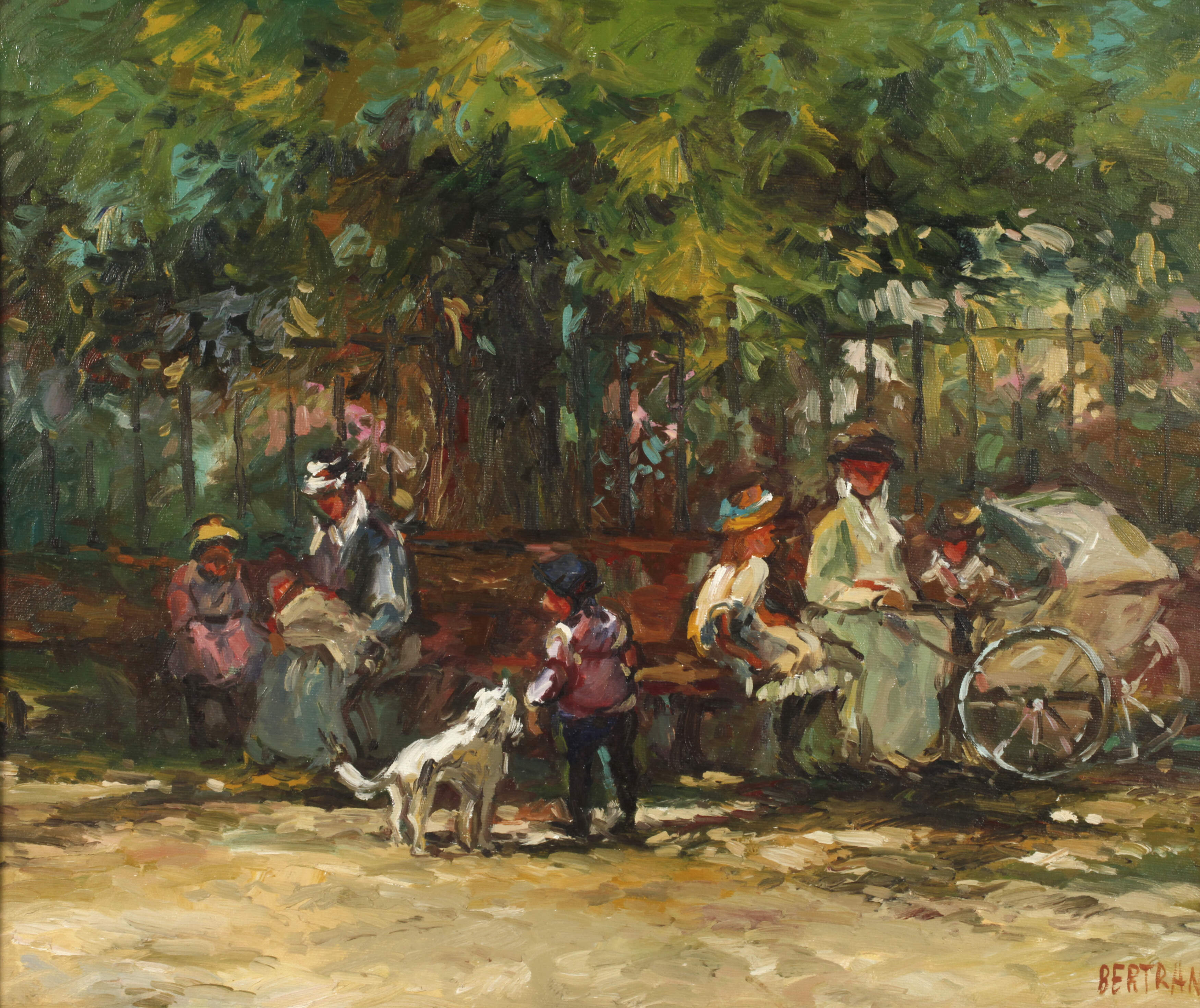 Bertran, Parkszene
