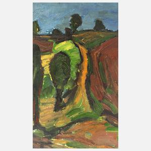 Fredo Bley, Weg zwischen Feldern