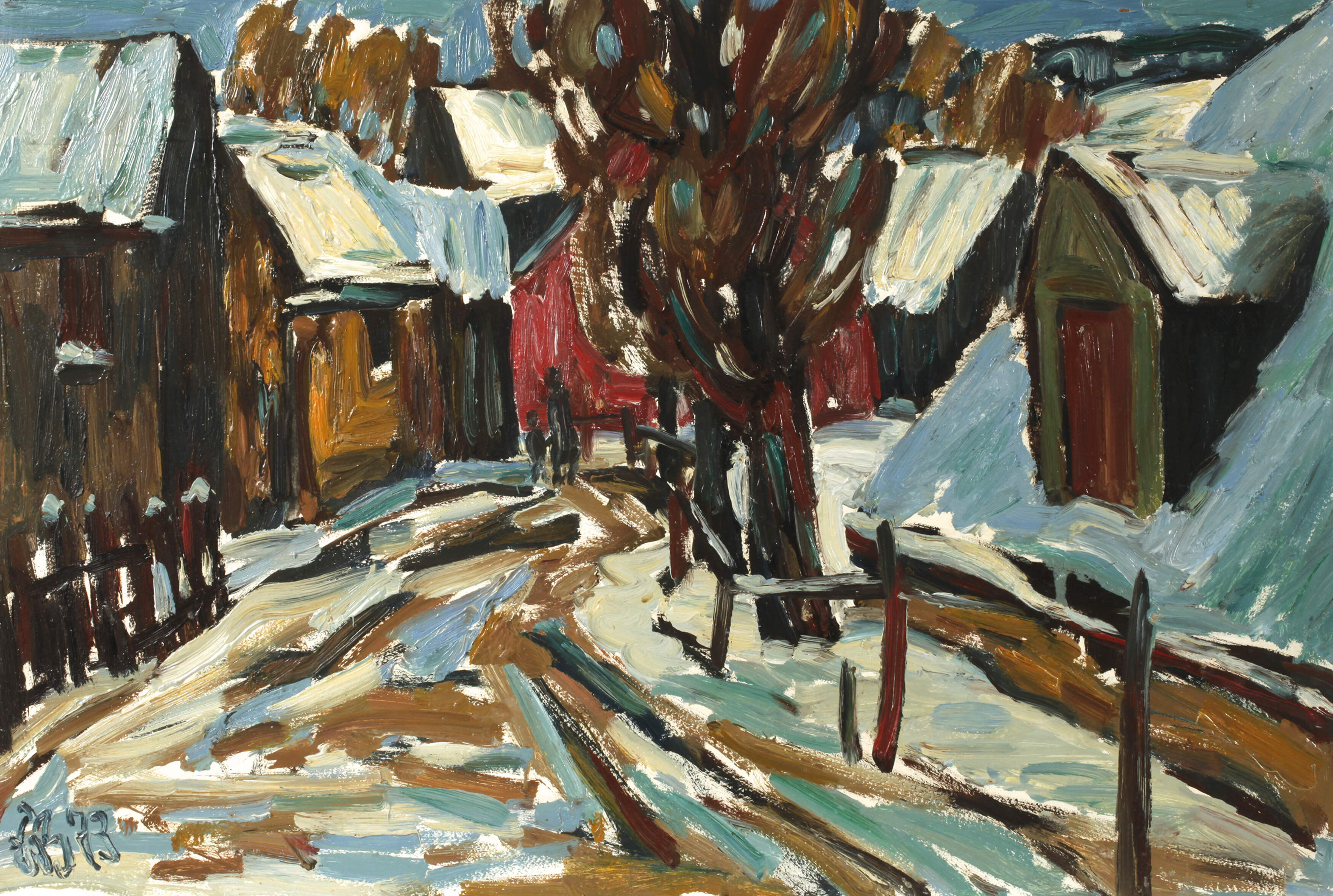 Fredo Bley, "Dorfstraße"