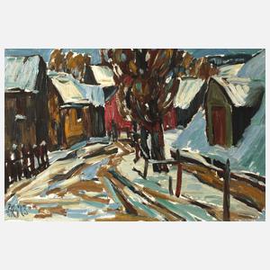 Fredo Bley, "Dorfstraße"