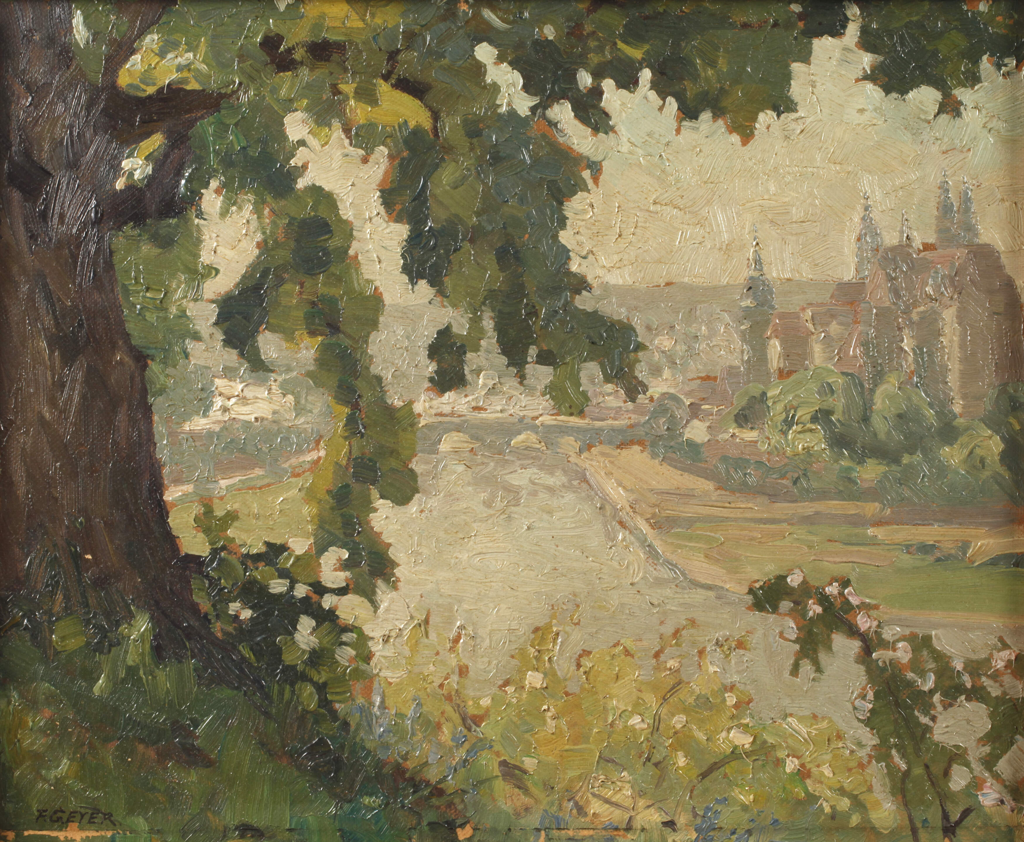 Fritz Geyer, Blick auf Meissen