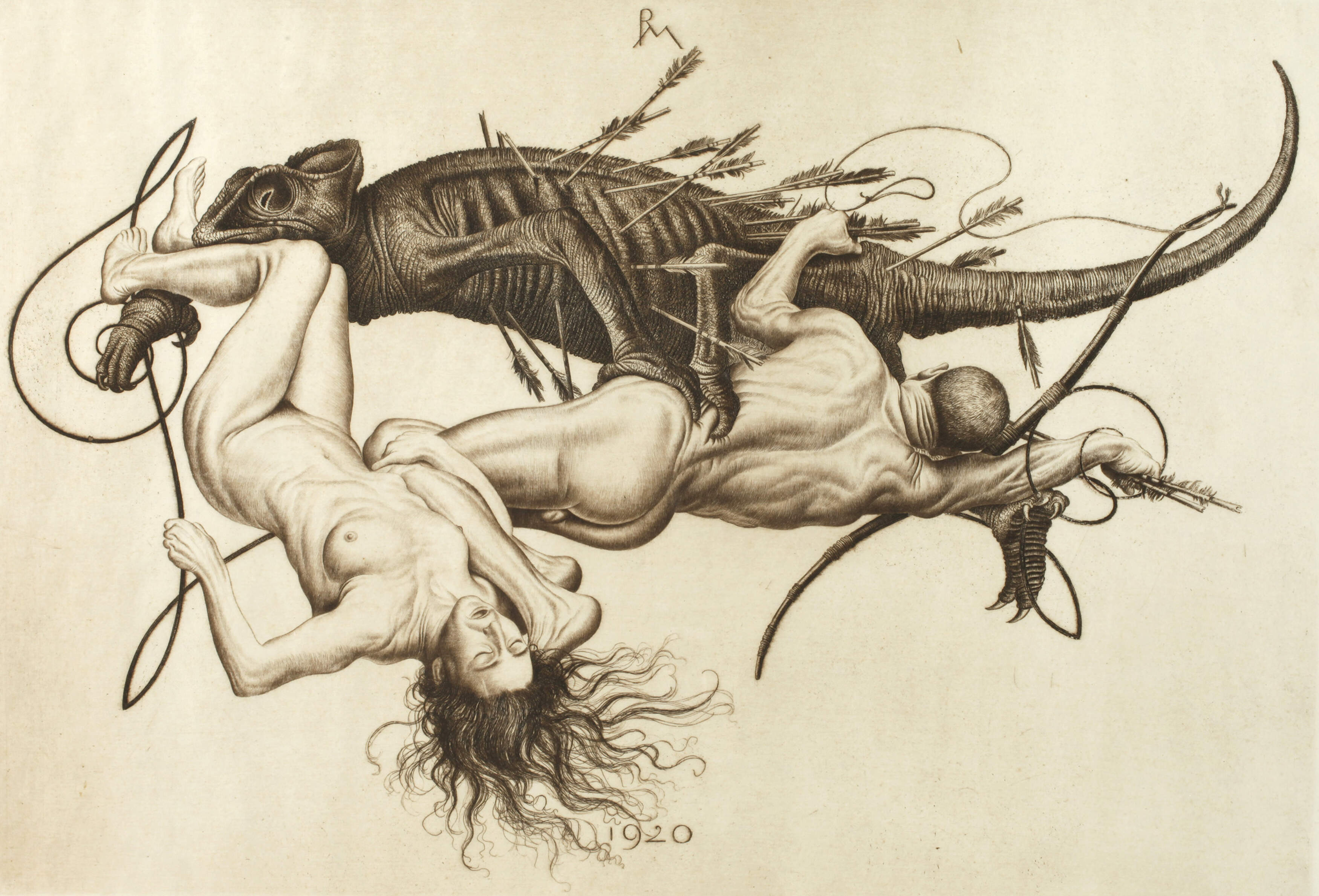 Richard Müller, "Bogenschütze IV"