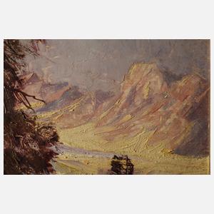 Hans Münnich, "Karwendelgebirge ...."