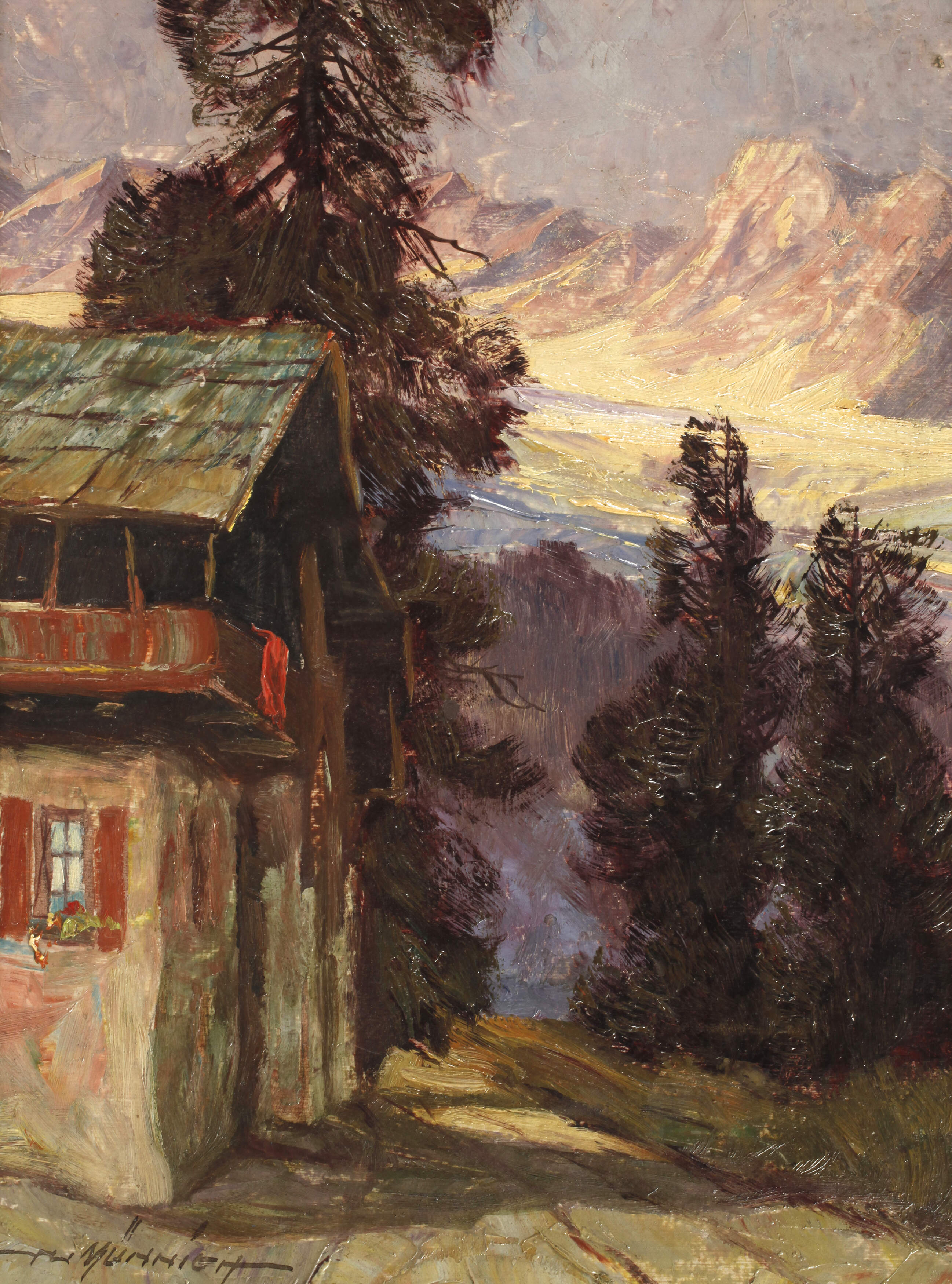 Hans Münnich, "Karwendelgebirge ...."