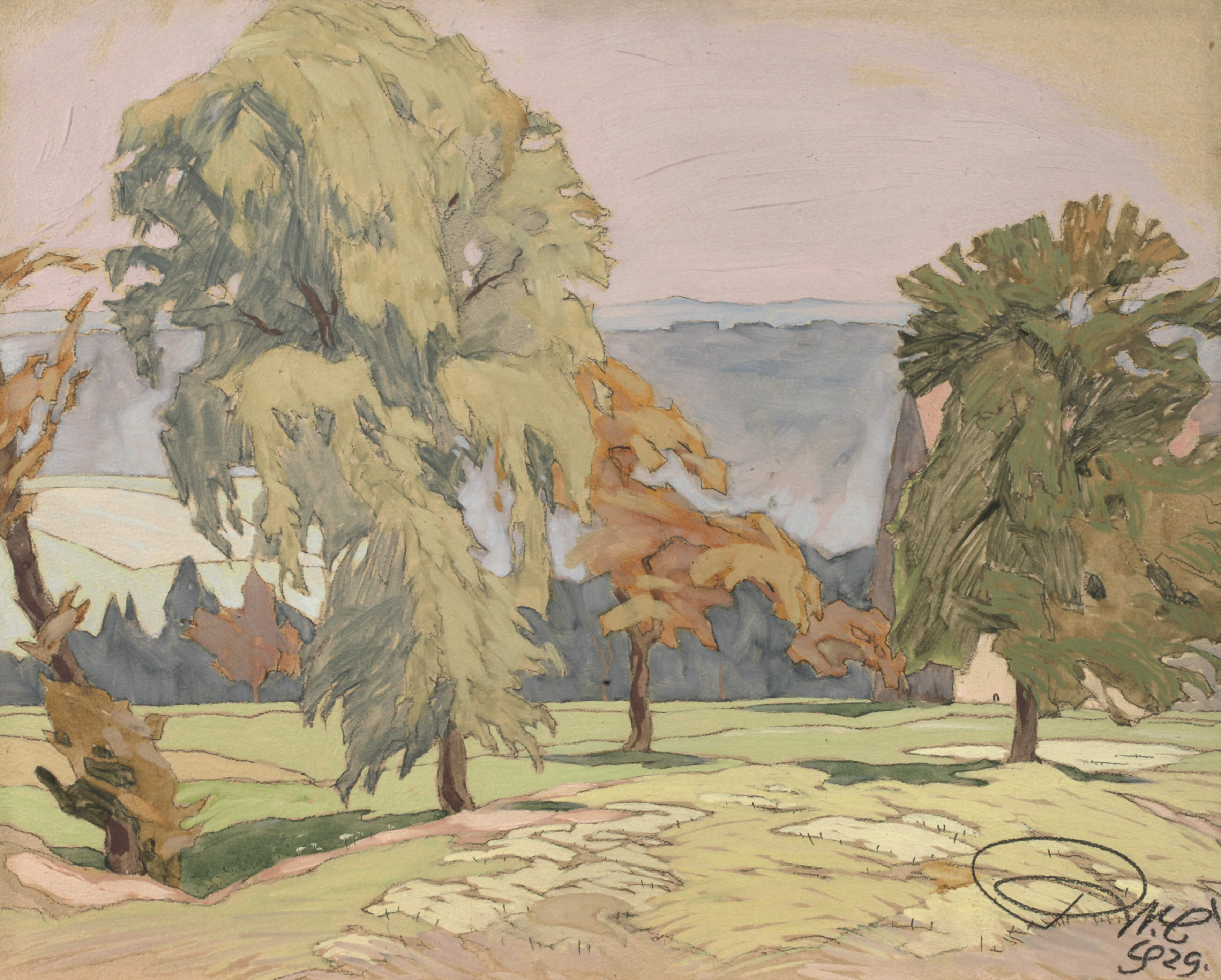 Richard Naumann-Coschütz, Sommer in der sächsischen Schweiz