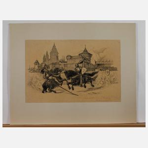 Richard Naumann-Coschütz, Ritterturnier