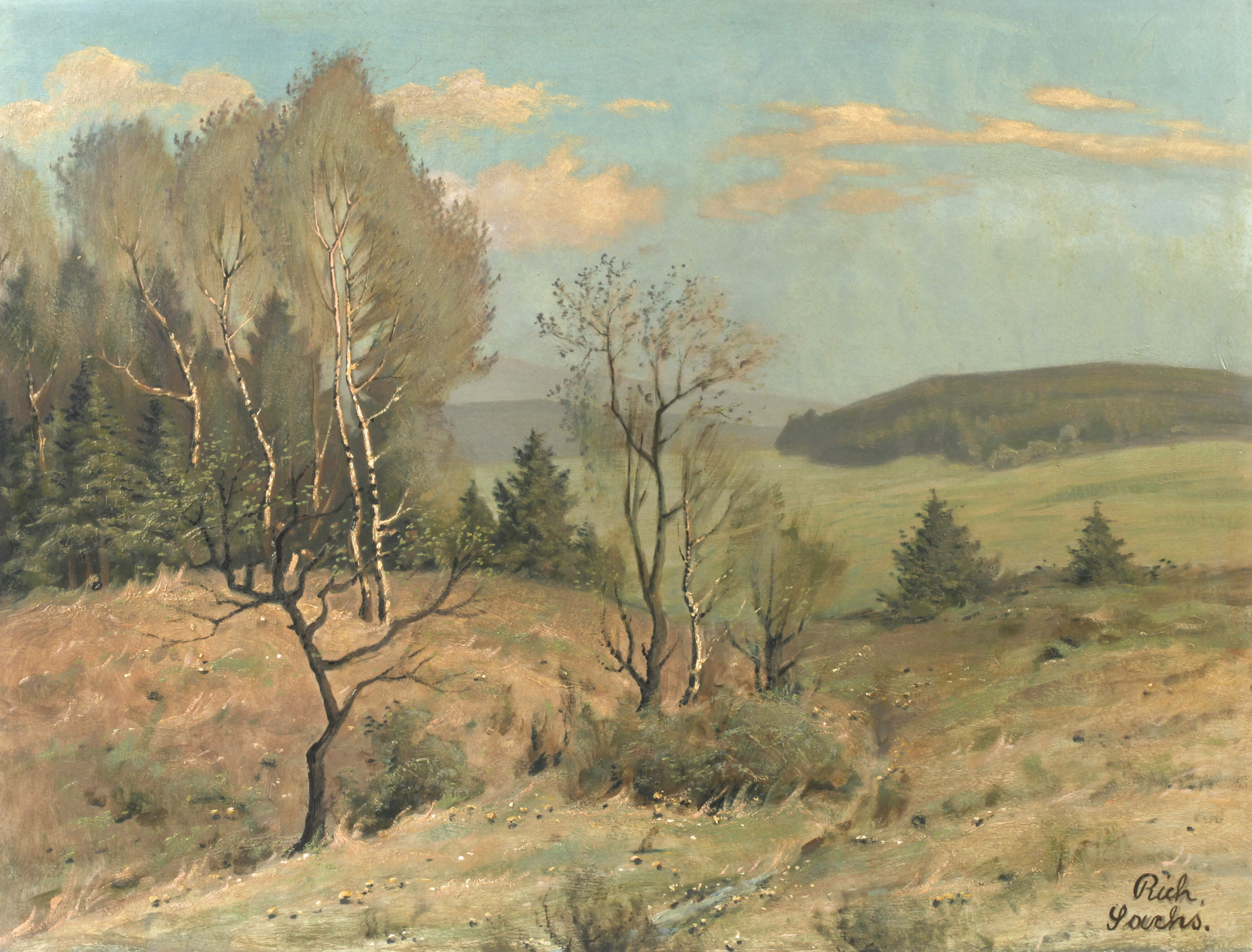 Richard Sachs, Vogtländische Landschaft