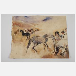 Max Schwimmer, "Griffounagen" und Aquarell