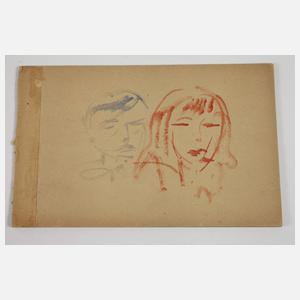 Max Schwimmer, "Griffounagen" und Aquarell