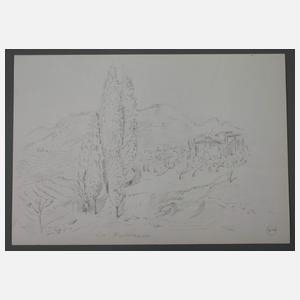 Werner Tübke, "Fiesole Mai 1971"