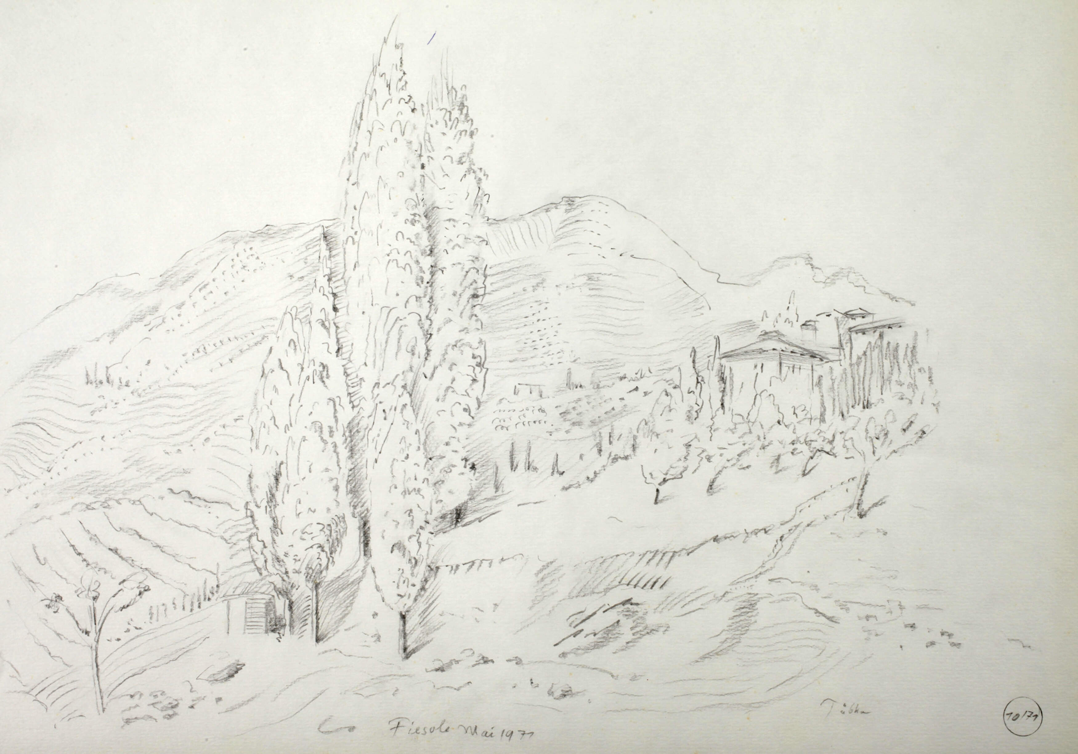 Werner Tübke, "Fiesole Mai 1971"