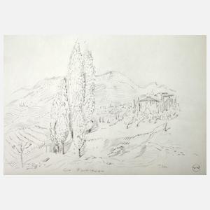 Werner Tübke, "Fiesole Mai 1971"