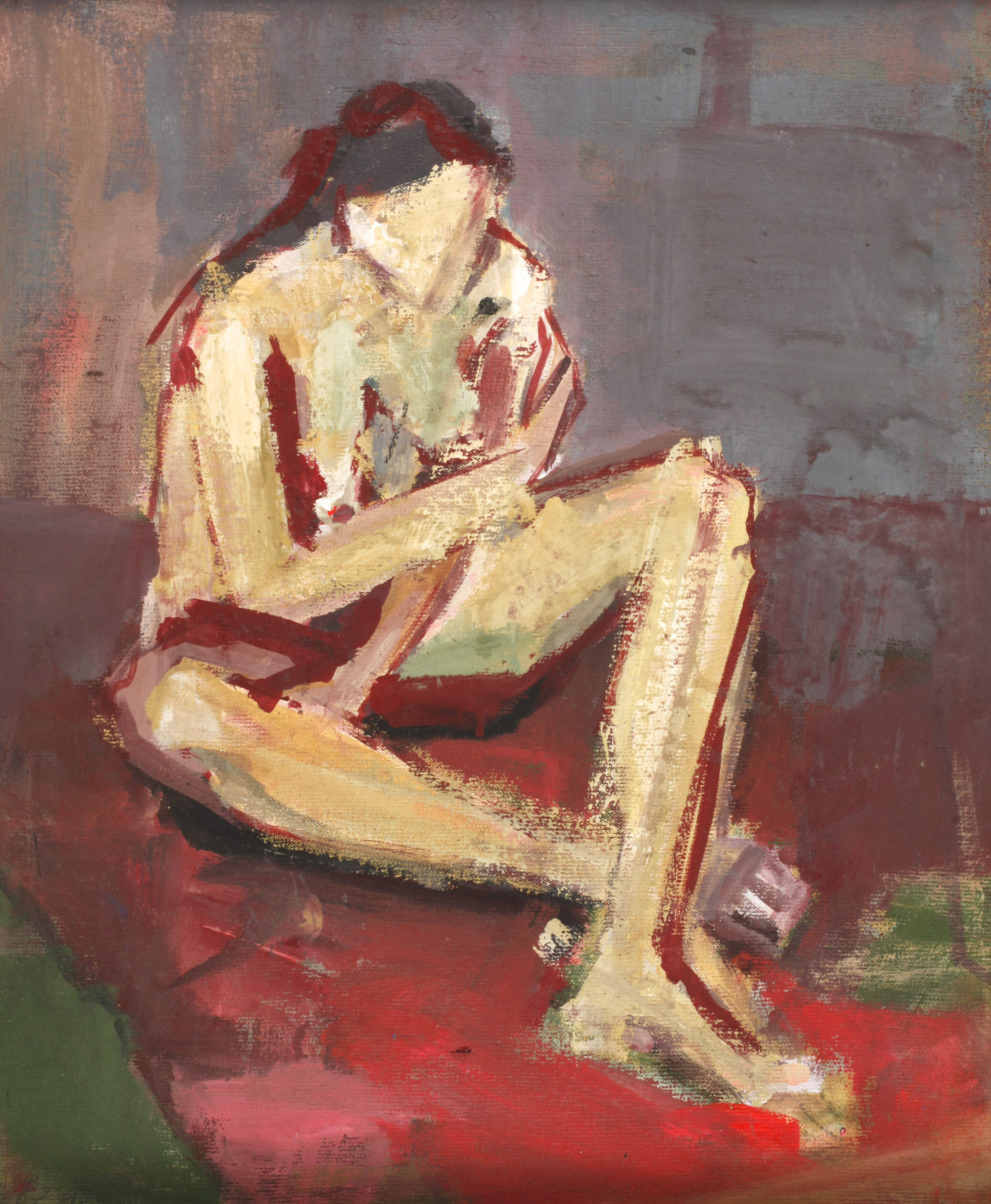 Peter Zaumseil, "Akt sitzend"