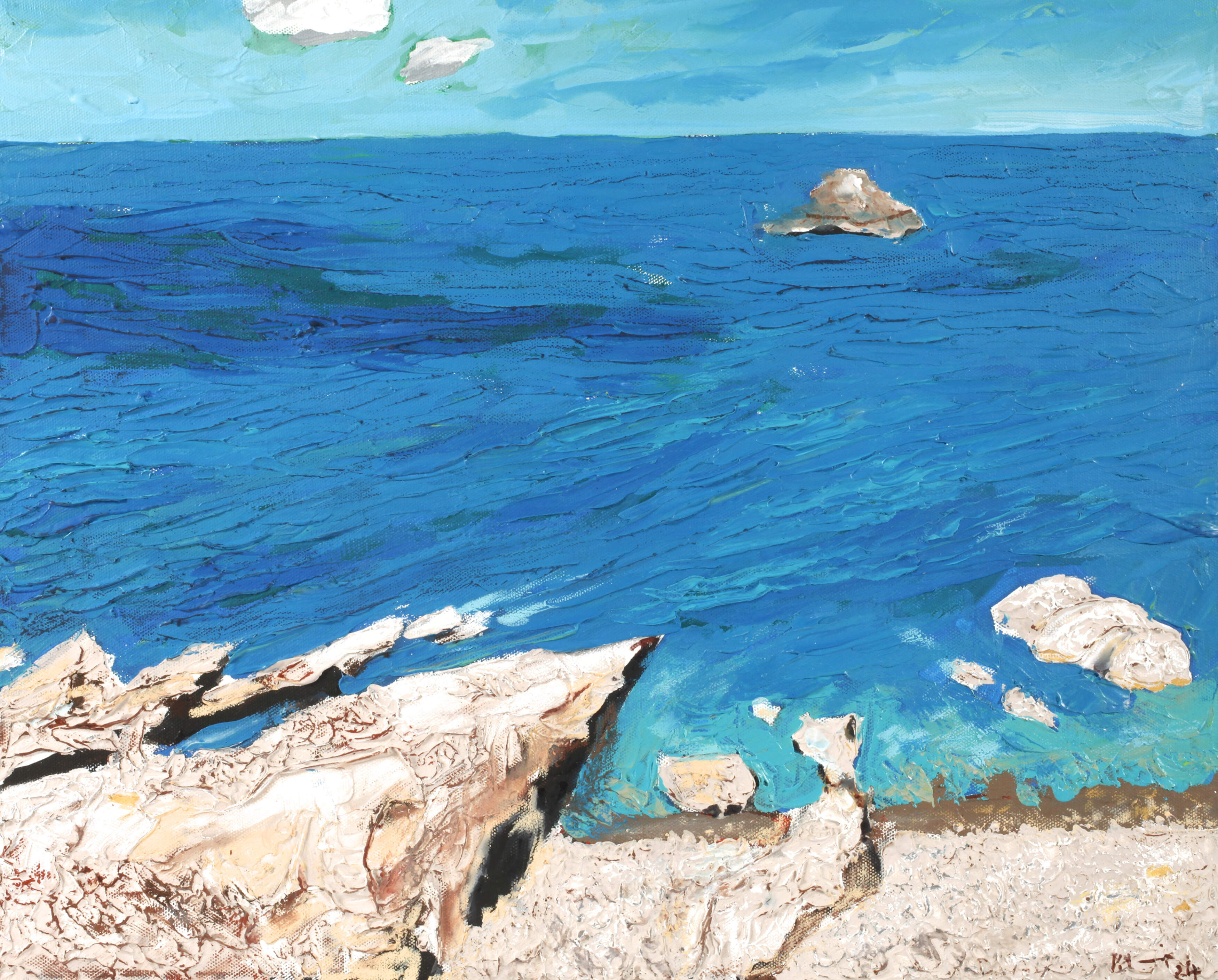 Peter Zaumseil, "Sonntag am Meer"