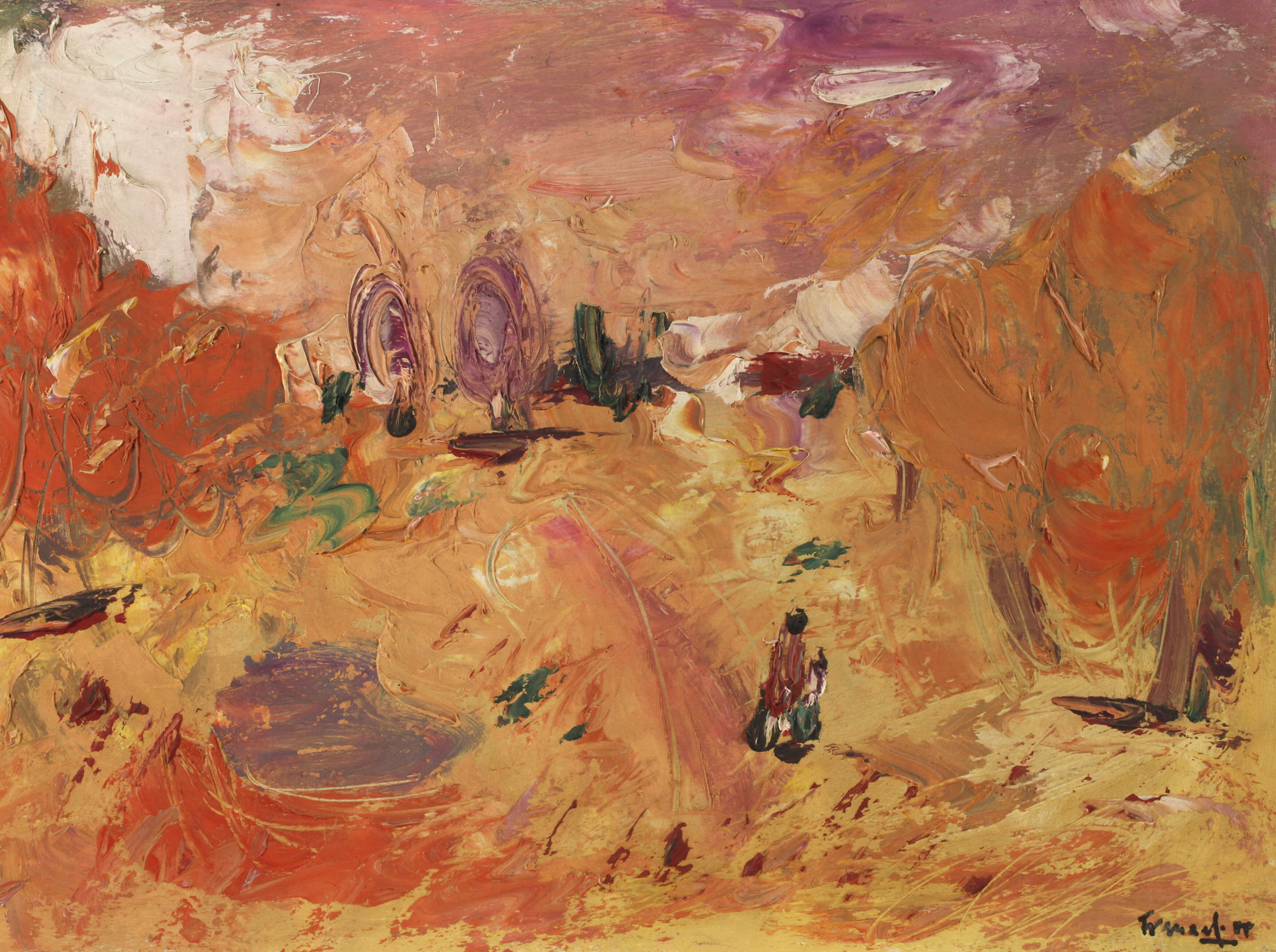 Roland Frenzel, Sonnige Landschaft