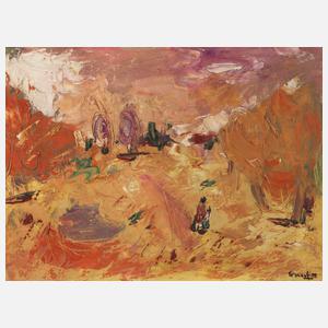 Roland Frenzel, Sonnige Landschaft